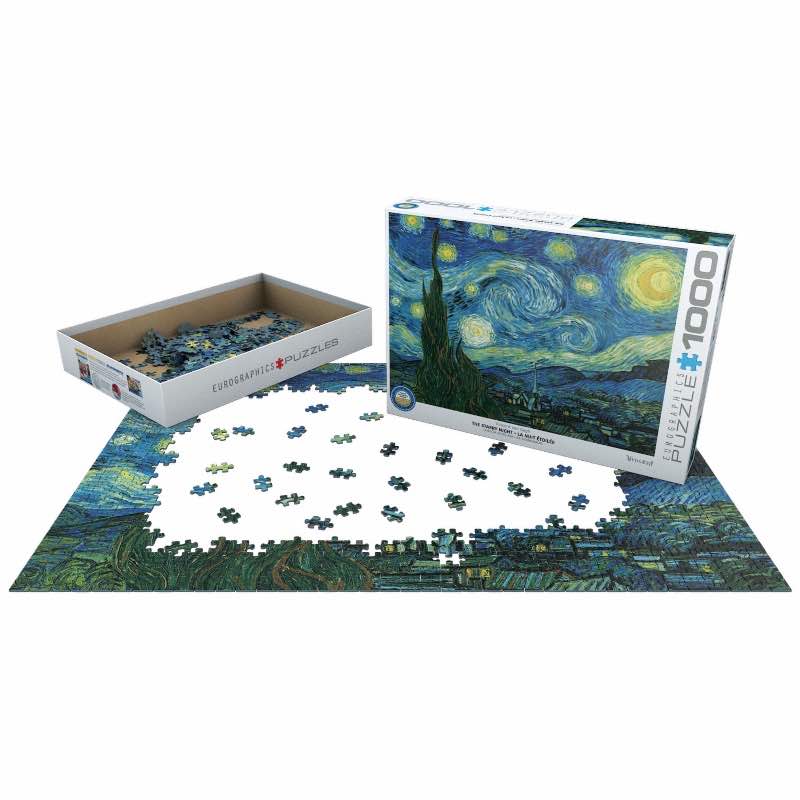 Van Gogh 1000-Piece Jigsaw Puzzle (Starry Night)